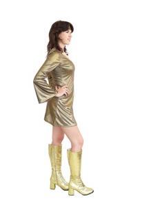 Costume Adult Golden Disco Dancer