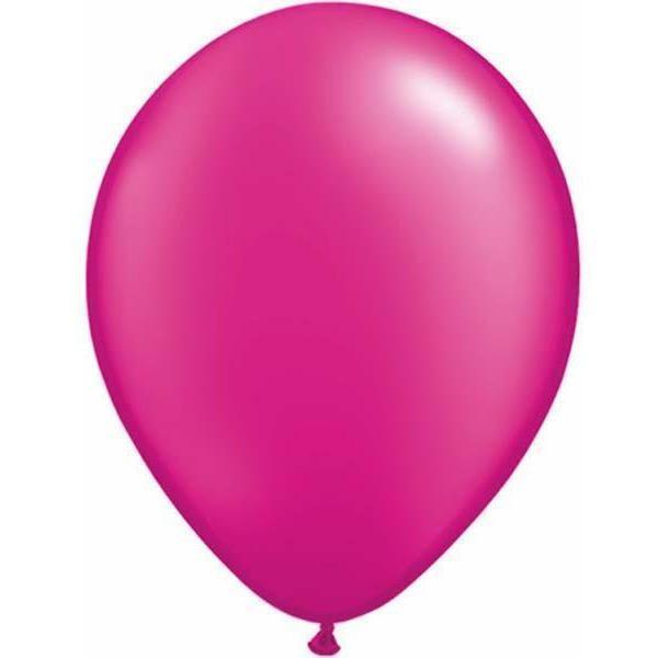 Last Chance - Latex Balloons 30cm Magenta Pearl Pk 25