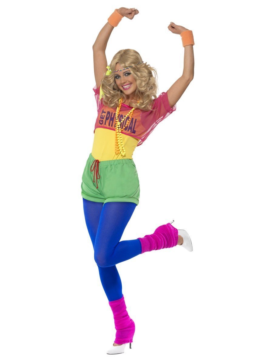 Costume Adult Lets Get Phyiscal 1980s