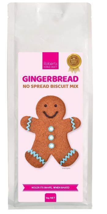 Baking Premix Gingerbread Biscuit Mix 1kg Roberts