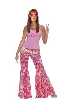 Costume Adult Flower Power Bell Bottom Pants