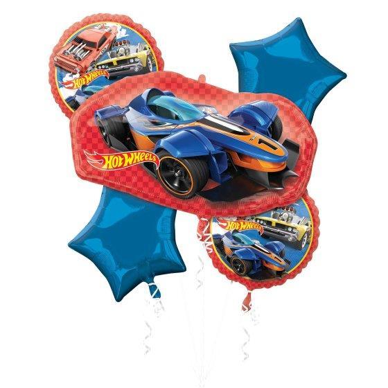 Balloon Bouquet Hot Wheels Pk/5 (Balloons Only Helium Extra)