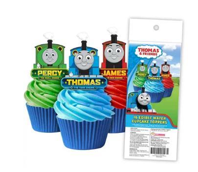 Edible Icing Wafer Topper Thomas All Aboard Pk/16