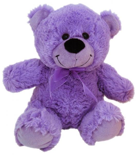 Soft Plush Toy Teddy Bear 23cm Lavender