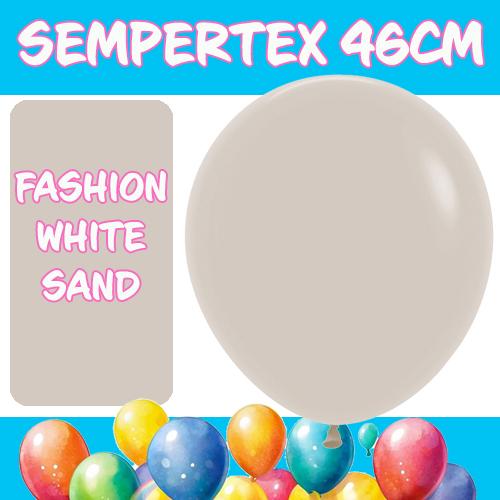 Balloons 46cm Fashion White Sand Pk 6