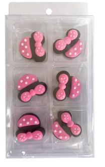 Edible Icing Decorations Minnie Mouse Head Pk/6