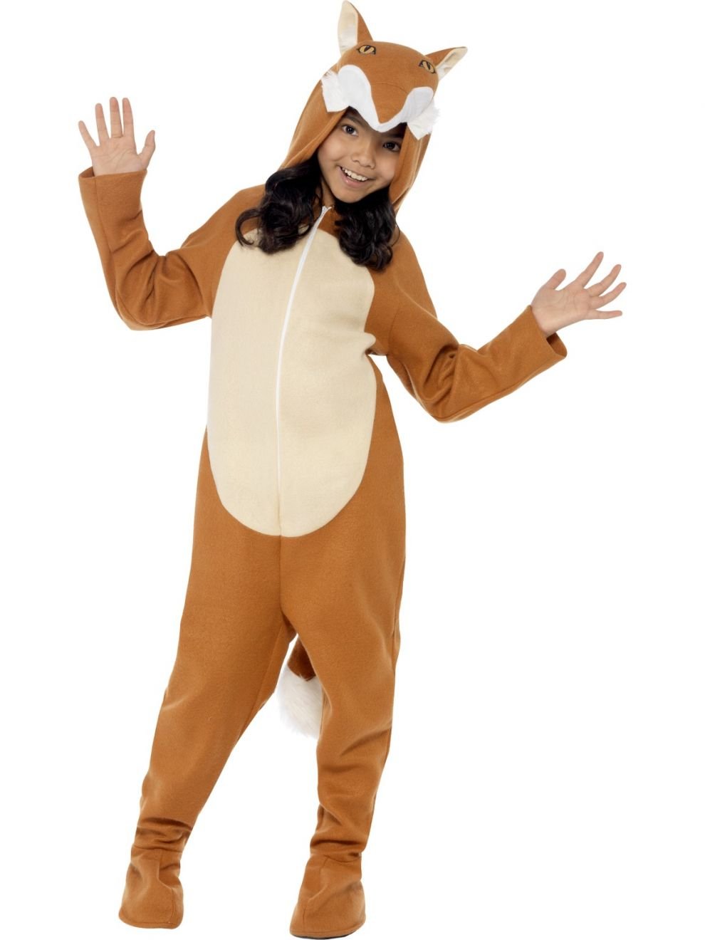 Costume Child Fox Onesie Orange/Brown