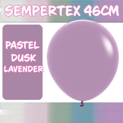 Balloons 46cm Pastel Dusk Lavender Pk 6