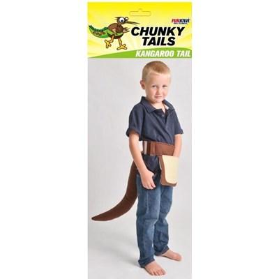 Tail Animal Brown Kangaroo Australian/Aussie Chunky Deluxe Child Size