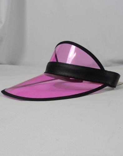 Hat Casino Card Dealer Poker Visor Pink 1980s - Last Chance