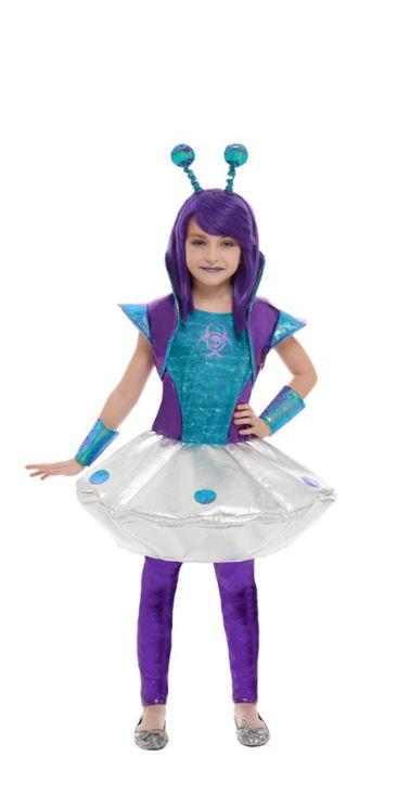 Costume Child Alien Girl Deluxe