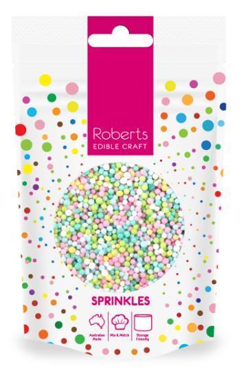 Sprinkles Pink Fizz Mix 60g Roberts