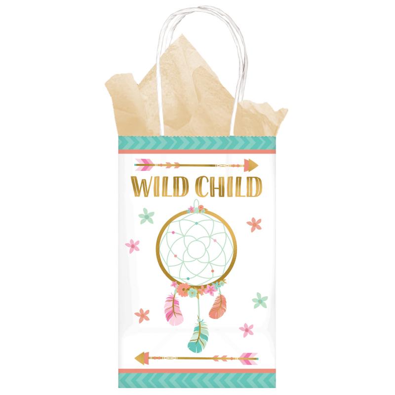 Wild One Paper Loot Bag Pk 8 - Discontinued Line Last Chance To Buy