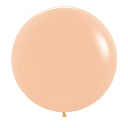 Balloons 60cm Fashion Peach Blush Sempertex Pk 3