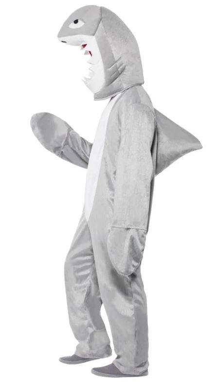 Costume Adult Animal Great Shark Grey Medium