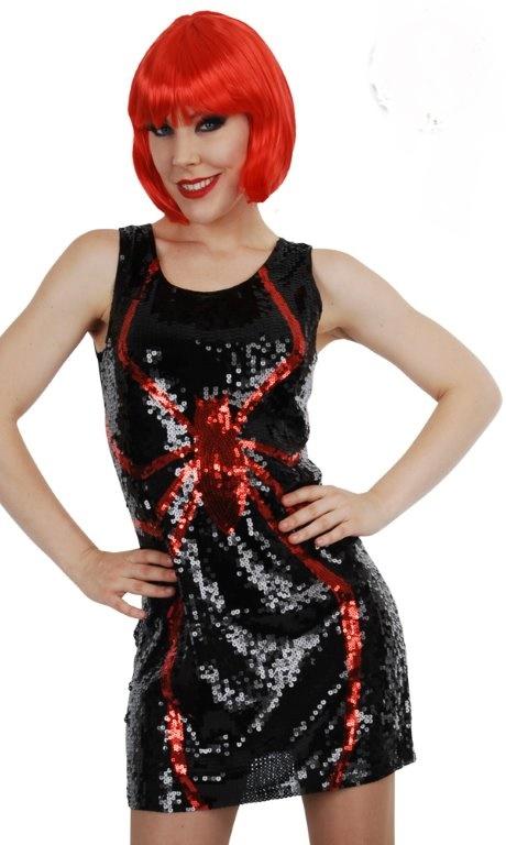 Costume Adult Dress Sequin Spider