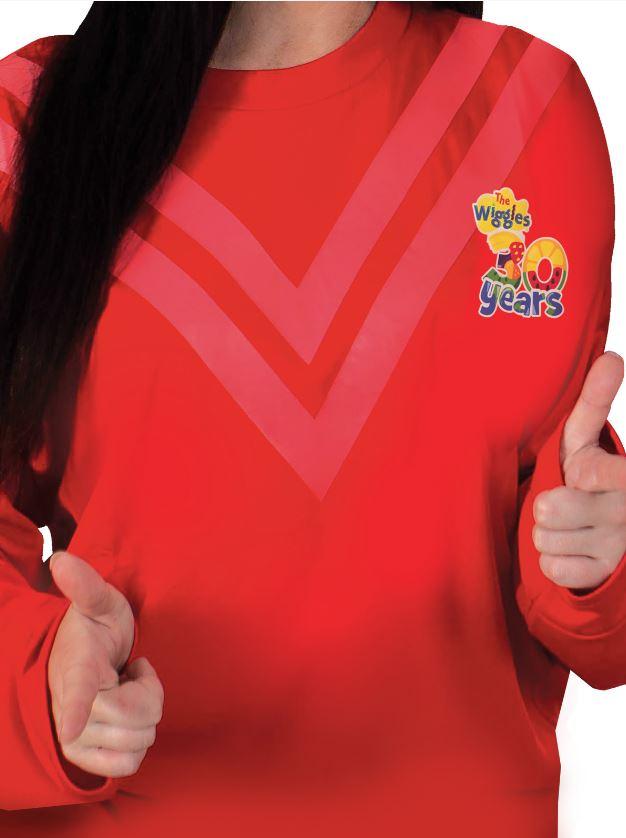 Costume Adult Wiggle Deluxe Red Top