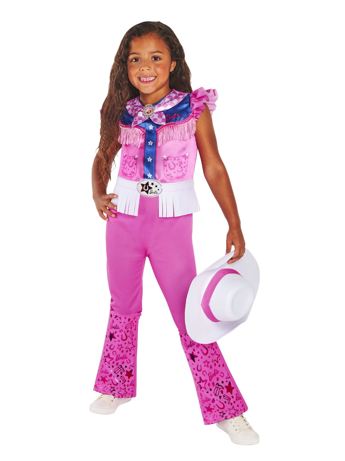 Costume Child Barbie Cowgirl Pink Deluxe