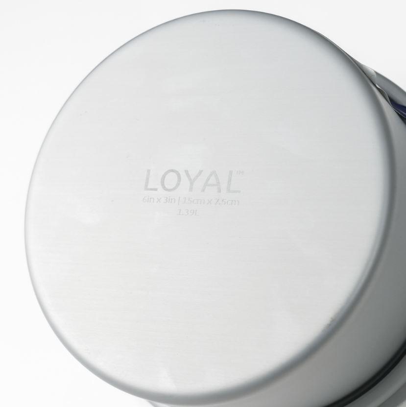 Tin LOYAL Elite 6 Inch Diameter X 3 Inch Deep