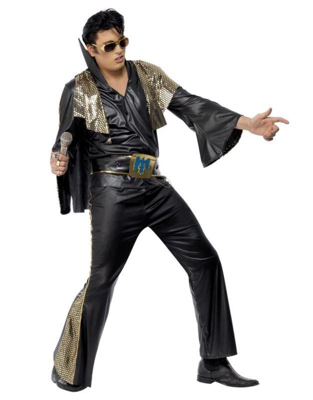 Costume Adult Elvis Black