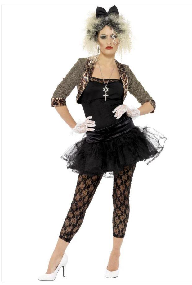 Costume Adult 80s Wild Child Black