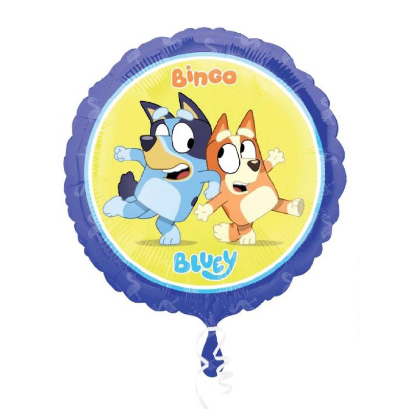 Bluey Balloon Foil 45cm Bingo & Bluey