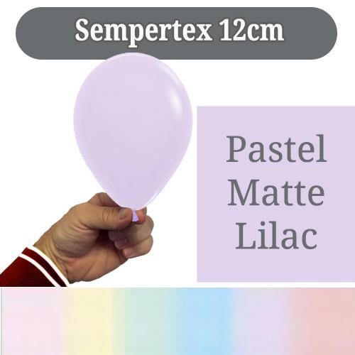 Latex Balloon 12cm Pastel Matte Lilac Pk 50