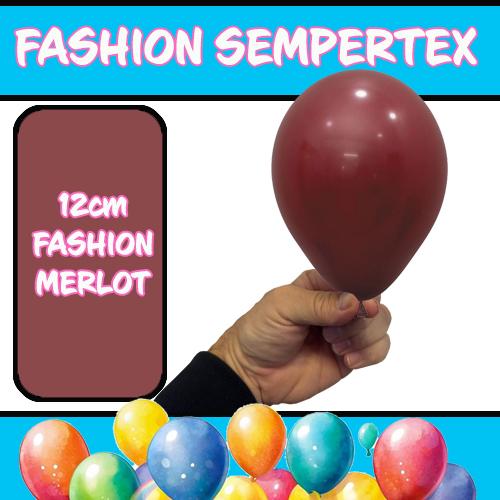 Latex Balloon 12cm Fashion Merlot Pk 50