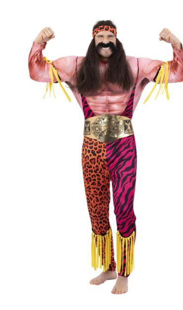 Costume Adult Hogan Wrestler1980 Deluxe