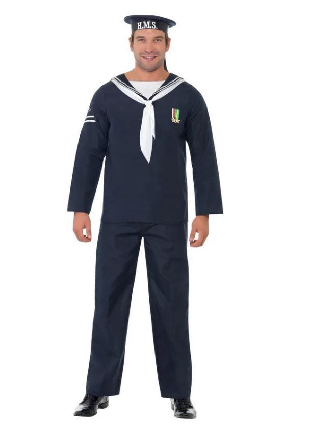 Costume Adult Blue Naval Seaman