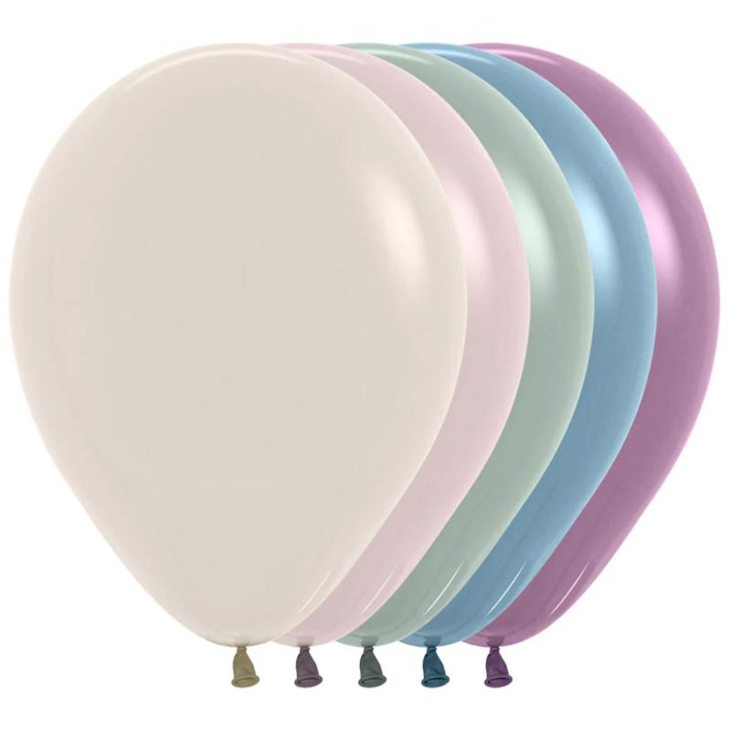 Latex Balloons 30cm Pastel Dusk Assorted Pk 25