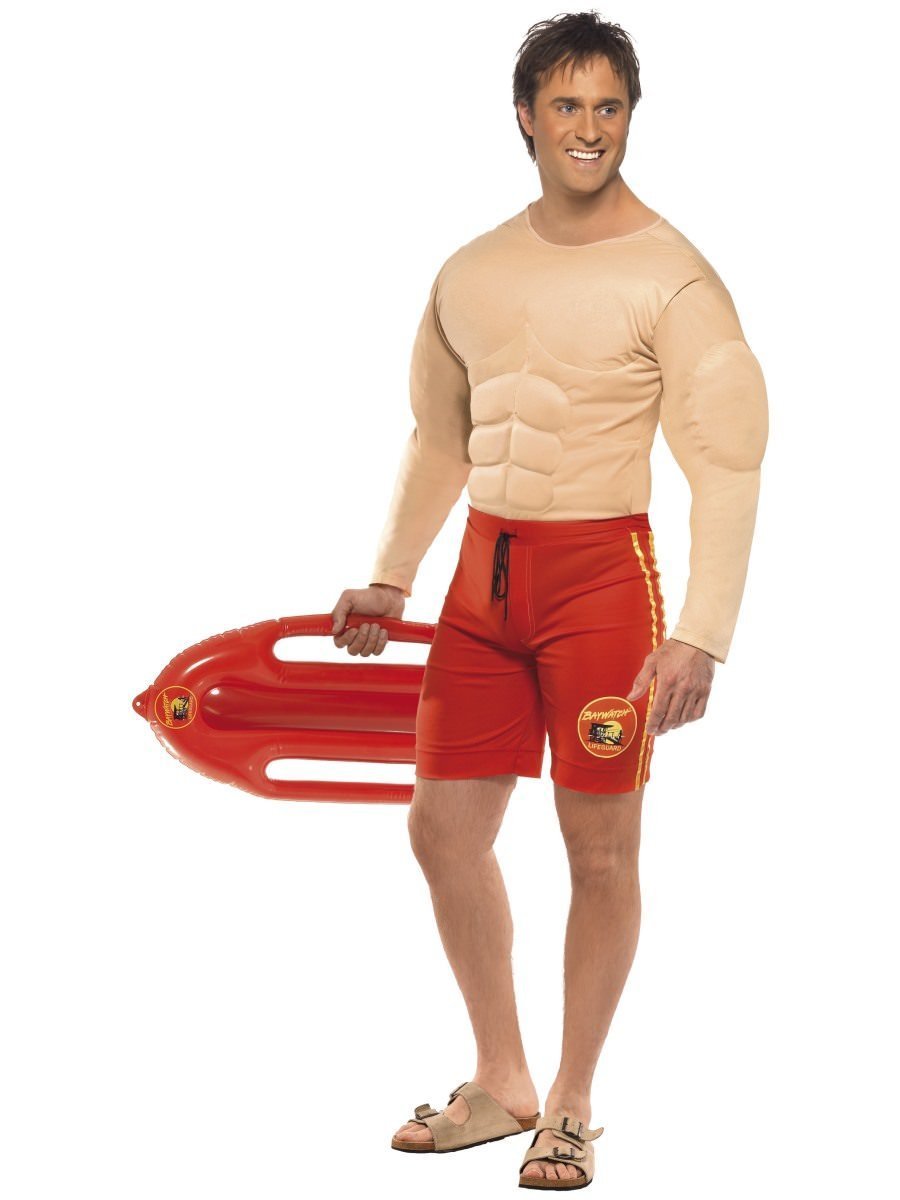 Costume Adult Baywatch Muscle Lifeguard