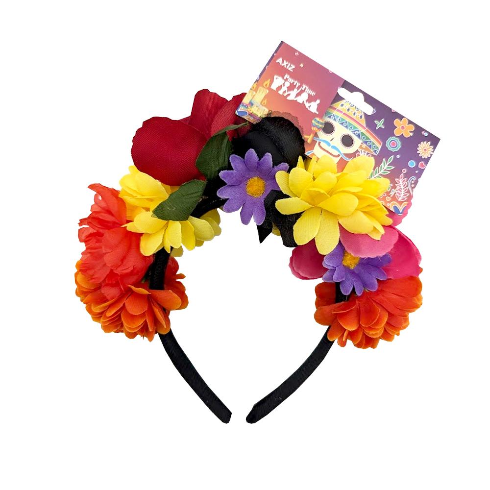 Headband Day Of The Dead Flowers