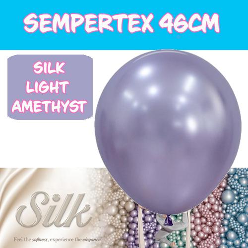 Balloons 46cm Silk Light Amethyst Pk 25