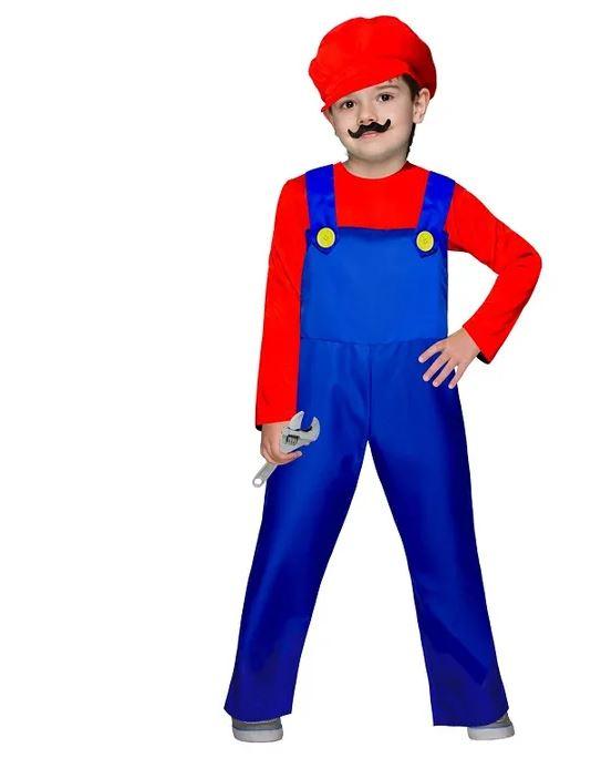 Costume Child Plumbers Helper Red