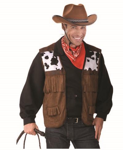 Costume Adult Wild West Cowboy/Cowgirl Vest