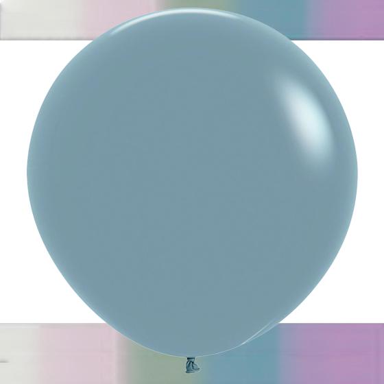 Balloons 60cm Pastel Dusk Blue Sempertex Pk 3