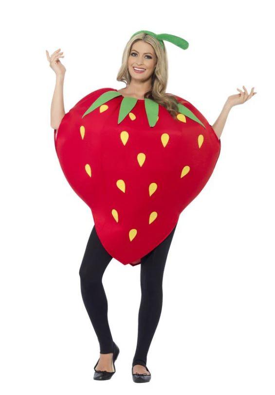 Costume Adult Food Fruit Strawberry Tabard