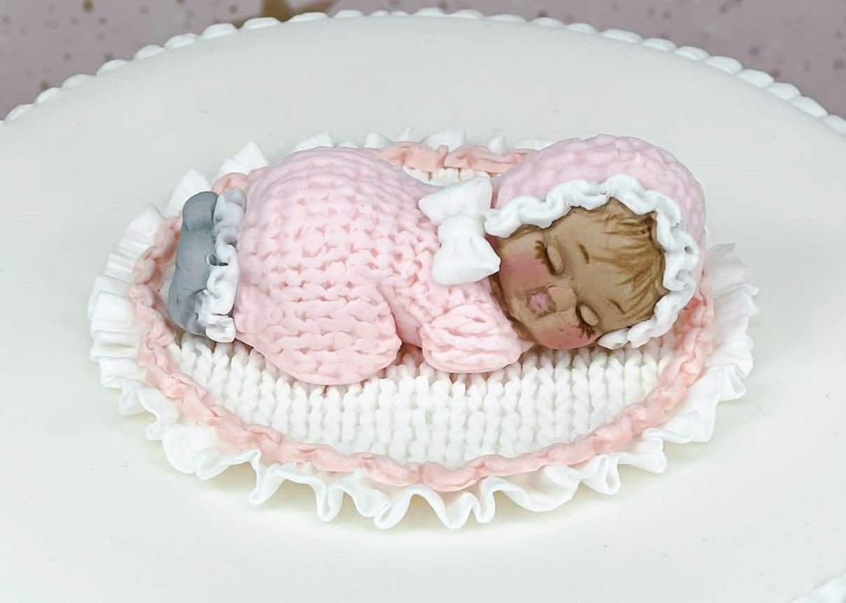 Mould 3D Sleeping Baby - Dressed Karen Davies - Last Chance