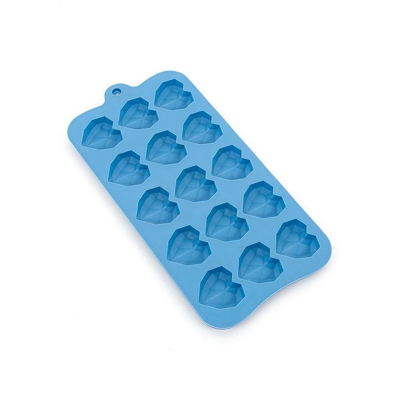 Chocolate Mould Silicone Small Geo Hearts