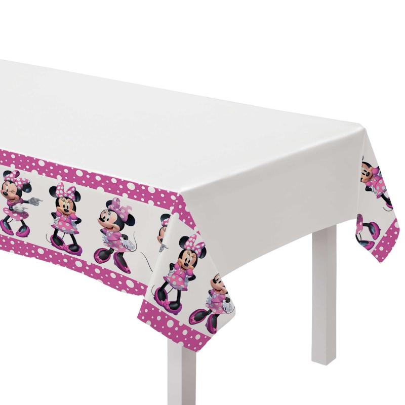 Minnie Mouse Forever Tablecover Plastic 137cm X 243cm