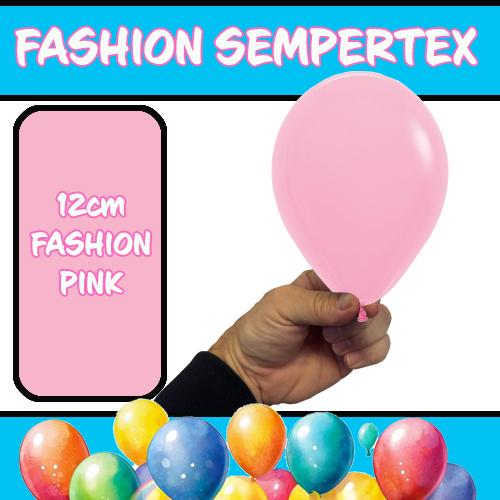 Latex Balloon 12cm Fashion Pink Pk 50