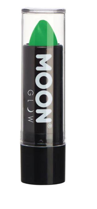 Neon UV Lipstick Green Moon Glow Cosmetics