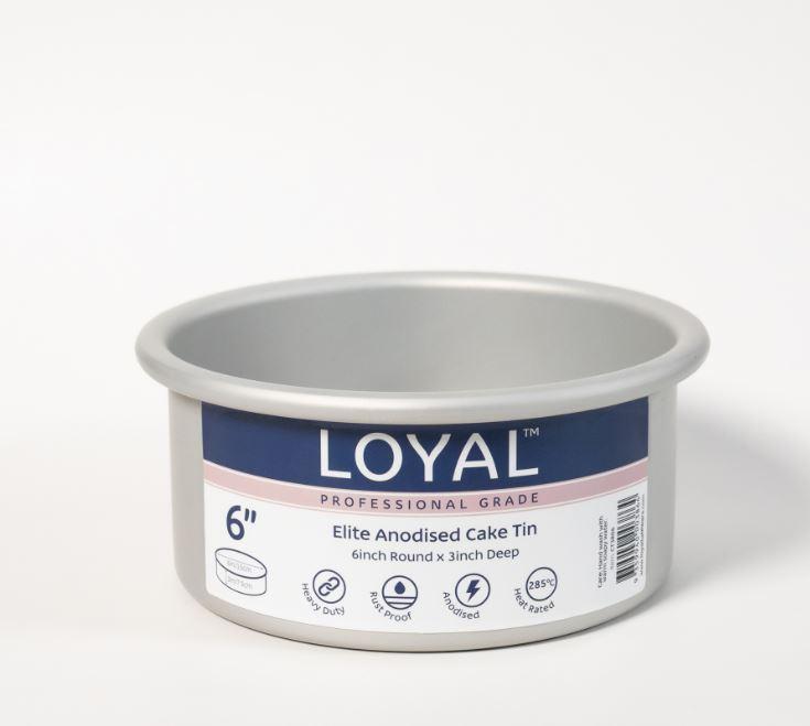 Tin LOYAL Elite 6 Inch Diameter X 3 Inch Deep