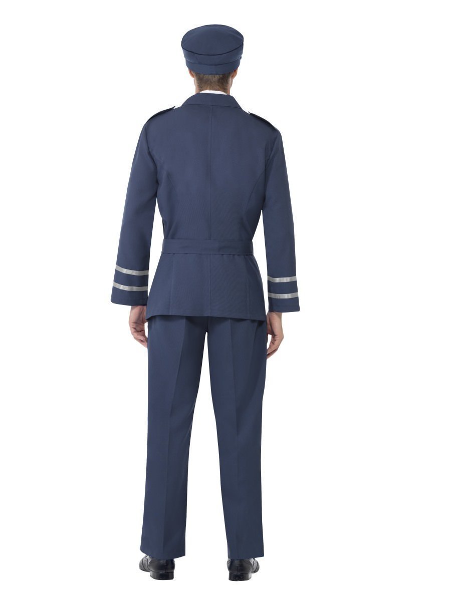 Costume Adult WW2 Air Force Captain Pilot Blue