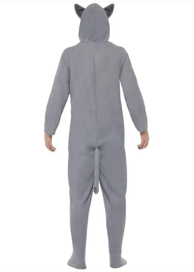 Costume Onesie Adult Animal Wolf Large