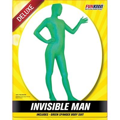 Costume Adult Invisible Man Green Spandex (Atc)