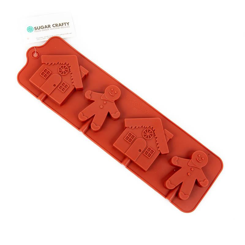 Chocolate Mould Silicone Gingerbread House & House