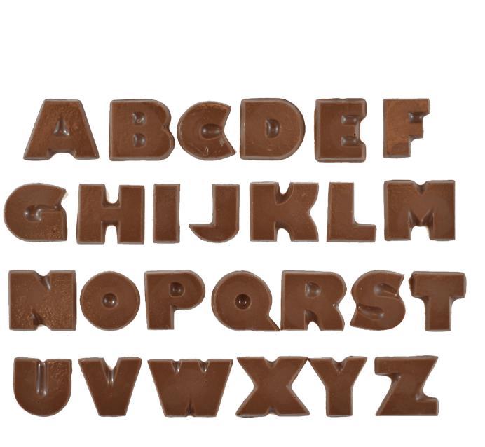 Chocolate Mould Alphabet/ Letter Board