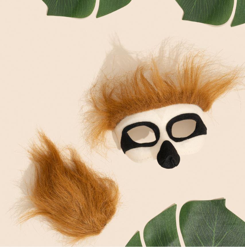 Animal Costume Mask Set Deluxe Sloth